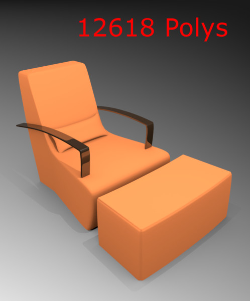 3d model pack 7 chairs - 7 modern chairs pack... by TotexArtz